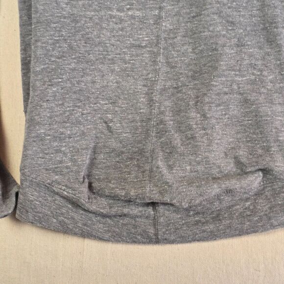 Athleta Women’s Heathered Gray Open Front Cardigan XS | Thumb Hole Sleeves Light - Picture 8 of 15